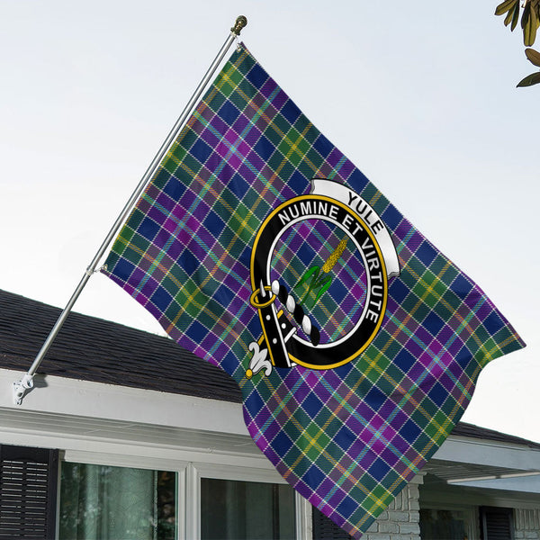 Yule Modern Clan Badge Tartan House Flag