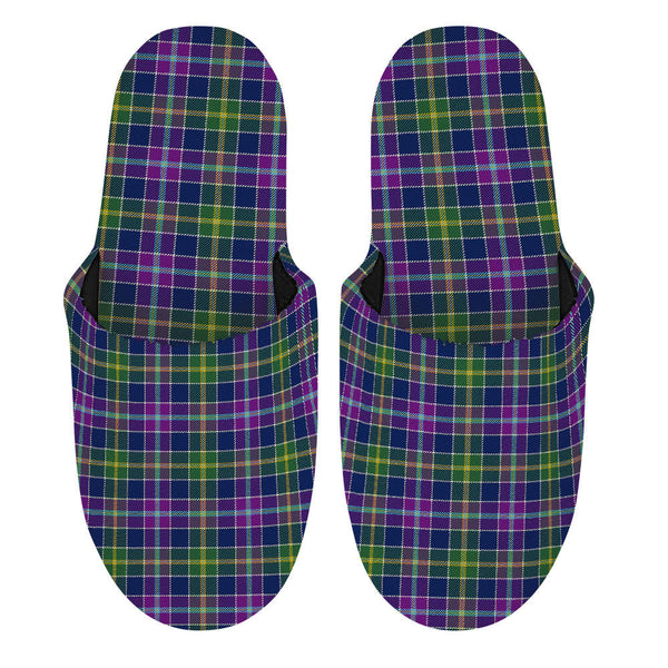 Yule Modern Clan Badge Tartan Mop Slippers