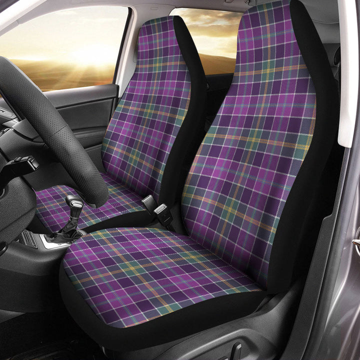 Yule Weathered Clan Badge Tartan Car Seat Covers