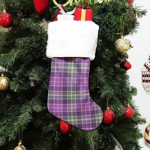 Yule Weathered Clan Badge Tartan Christmas Stocking