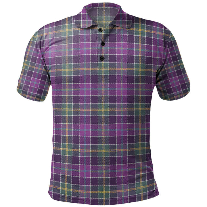 Yule Weathered Clan Badge Tartan Polo Shirt