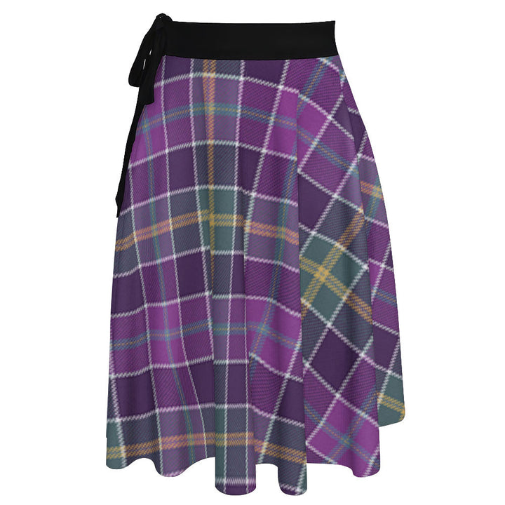 Yule Weathered Tartan Wrap Skirt