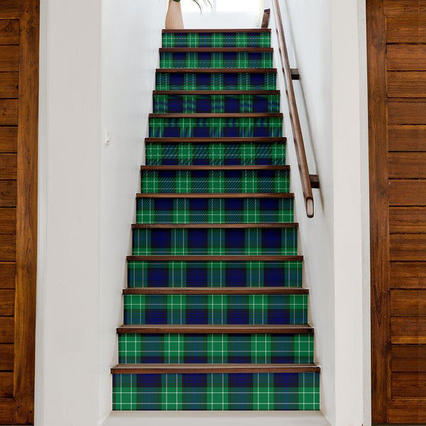 Abercrombie Tartan Stair Stickers (Set of 13)
