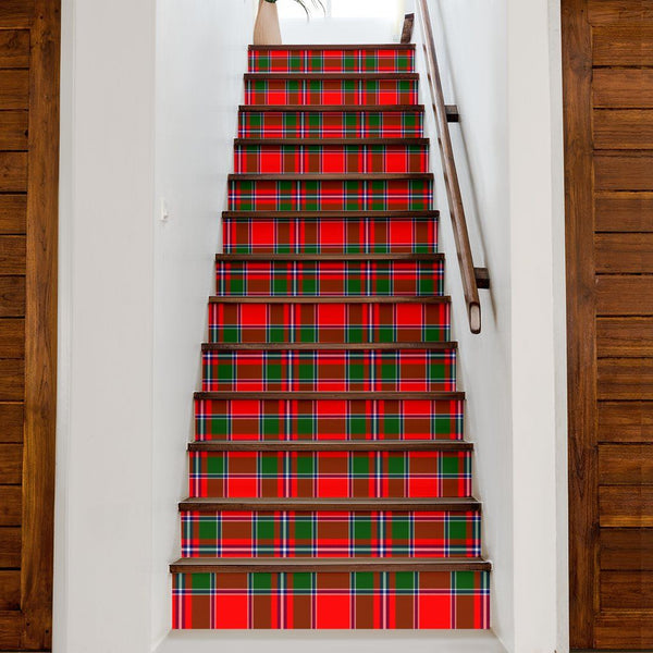 Spens Modern Tartan Stair Stickers (Set of 13)
