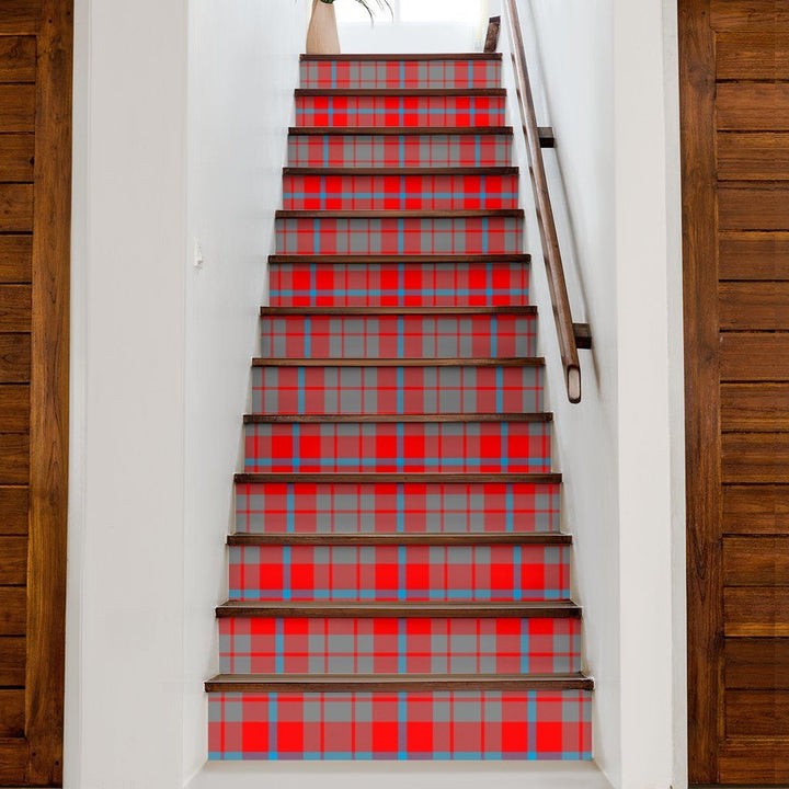 Moubray Tartan Stair Stickers (Set of 13)