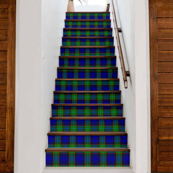 Sempill Modern Tartan Stair Stickers (Set of 13)