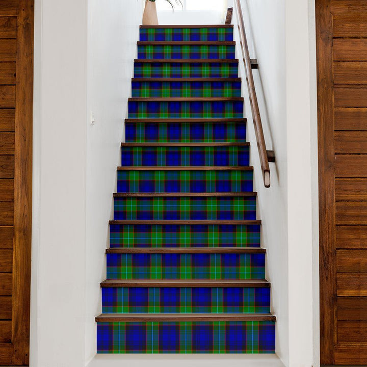 Sempill Modern Tartan Stair Stickers (Set of 13)