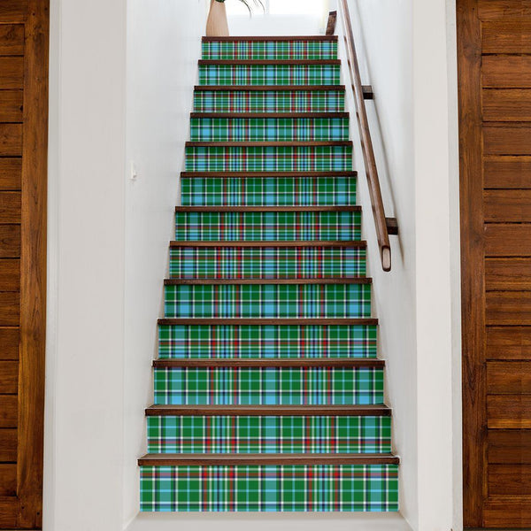 Gayre Tartan Stair Stickers (Set of 13)