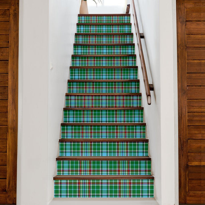 Gayre Tartan Stair Stickers (Set of 13)