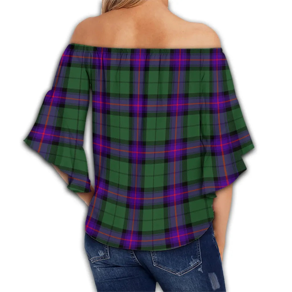 Armstrong Ancient Tartan Crest Men's Tank Top - Cross Style