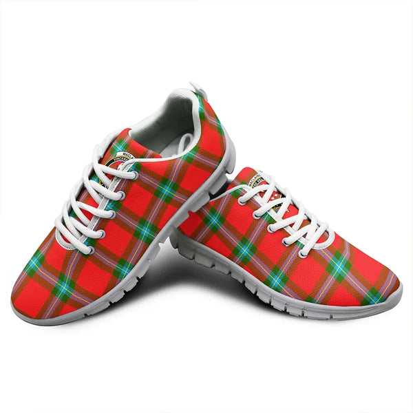 MacLaine of Loch Buie Hunting Ancient Tartan Classic Crest Sneakers