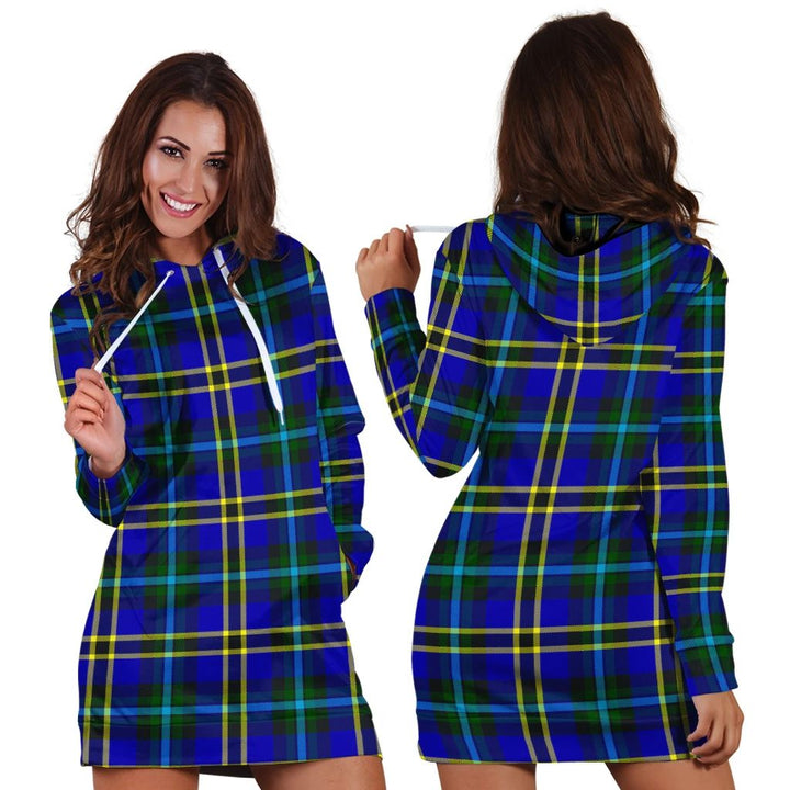 Weir Modern Tartan Classic Hoodie Dress