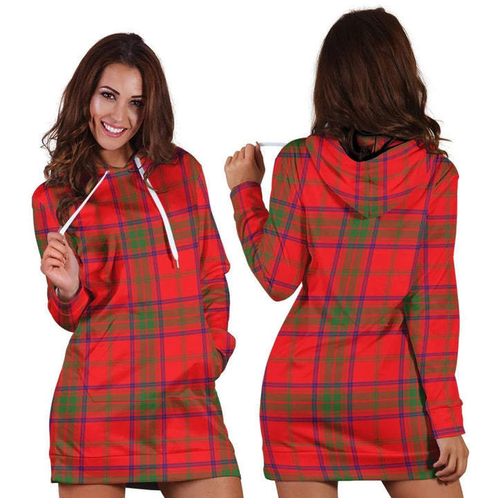 Ross Modern Tartan Classic Hoodie Dress