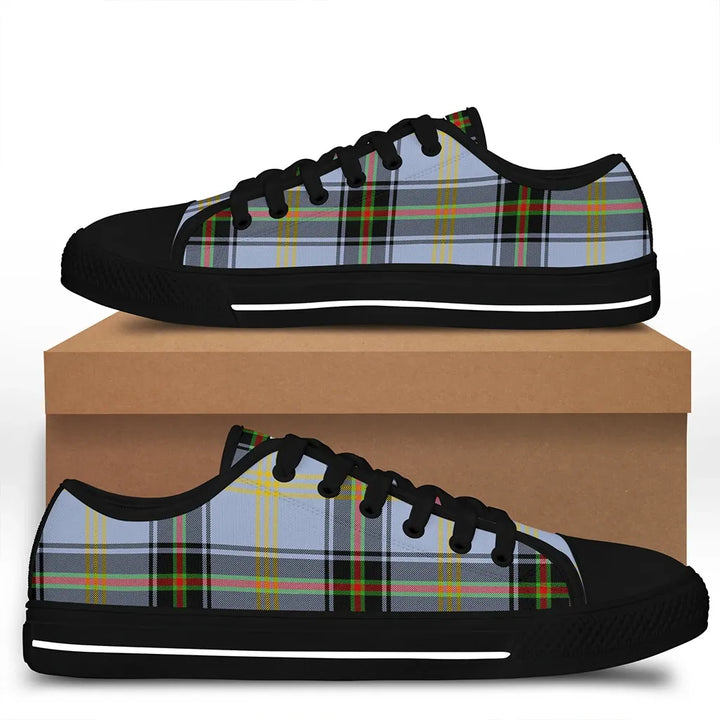 Bell of the Borders Tartan Classic Crest Low Top Shoes