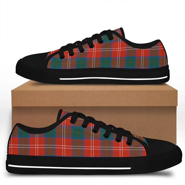 Chisholm Ancient Tartan Classic Crest Low Top Shoes