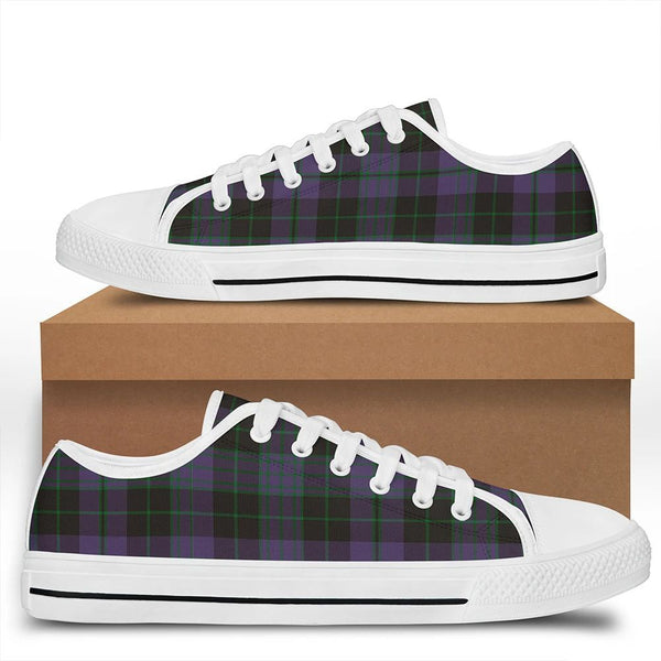 Clergy Green Tartan Classic Low Top Shoes