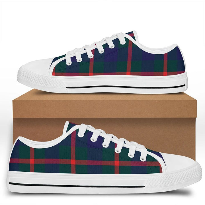 Agnew Modern Tartan Classic Low Top Shoes