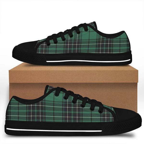 MacLean Hunting Ancient Tartan Classic Crest Low Top Shoes