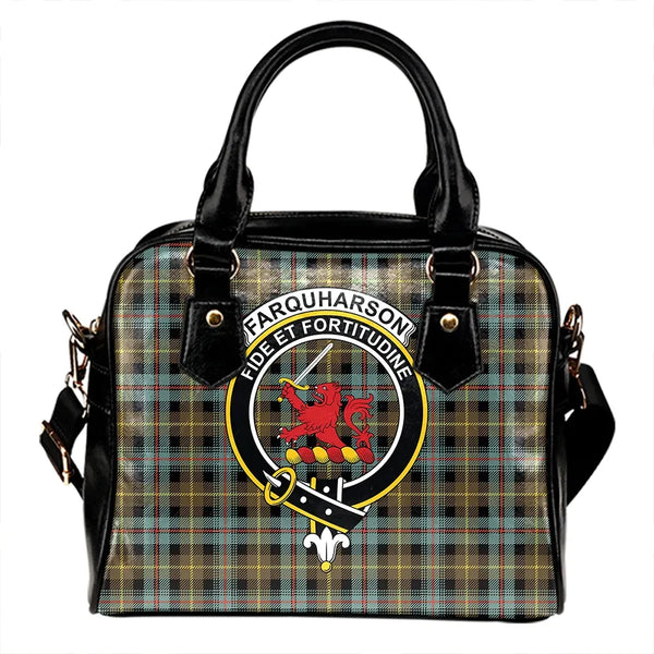 Farquharson Weathered Tartan Classic Shoulder Handbag