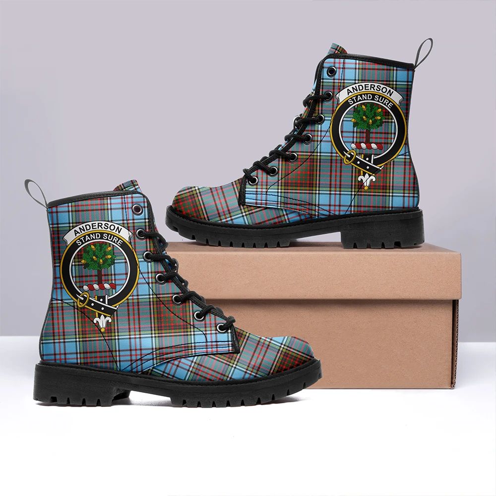 Anderson Ancient Tartan Classic Leather Boots