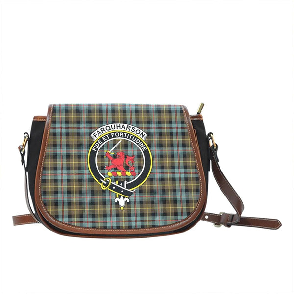 Farquharson Weathered Tartan Classic Saddle Bag