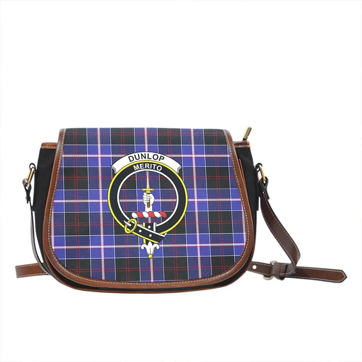 Dunlop Modern Tartan Classic Saddle Bag