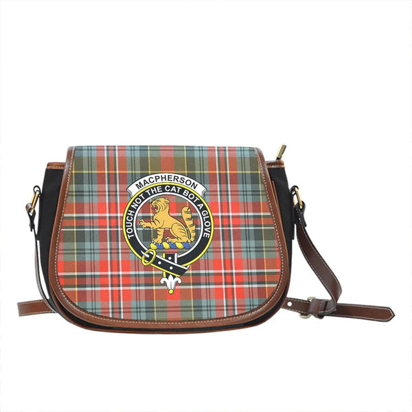 MacPherson Weathered Tartan Classic Saddle Bag