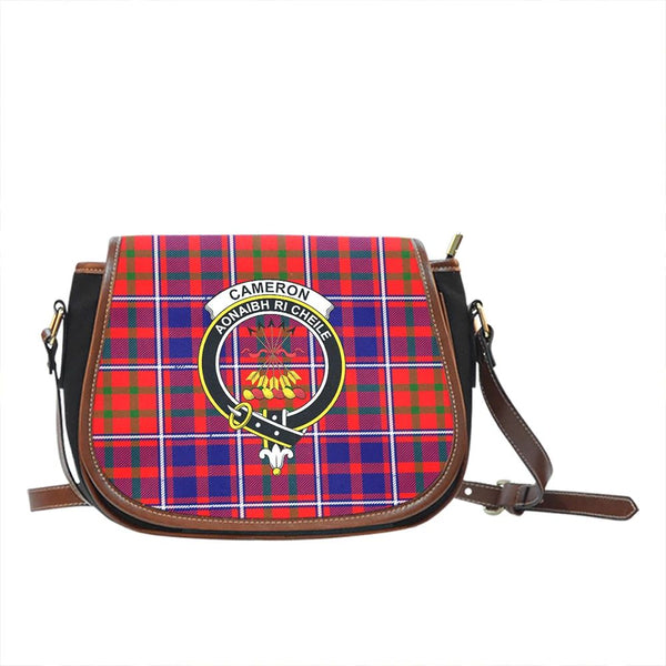 Cameron of Lochiel Modern Tartan Classic Saddle Bag