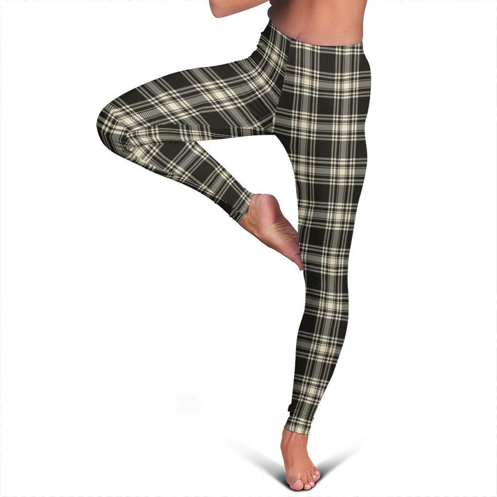 Menzies Black & White Ancient Tartan Classic Leggings
