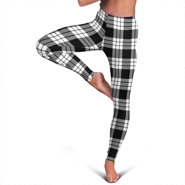 MacFarlane Black & White Tartan Classic Leggings