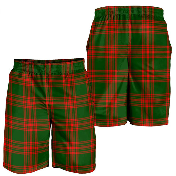 Menzies Green Modern Tartan Classic Men's Shorts