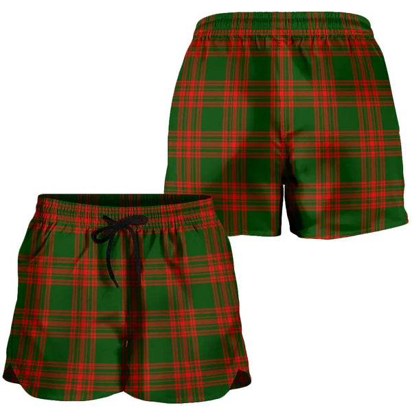 Menzies Green Modern Tartan Classic Women's Shorts