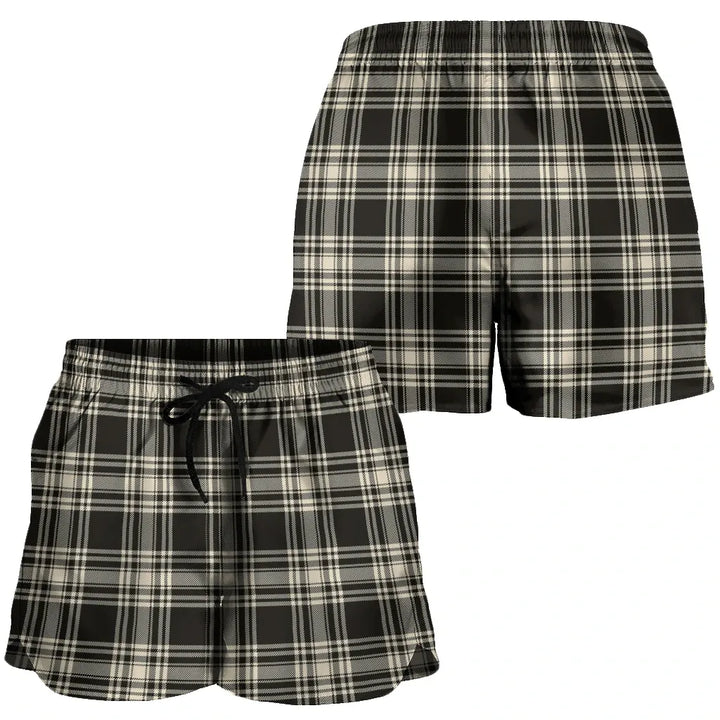 Menzies Black & White Ancient Tartan Classic Women's Shorts