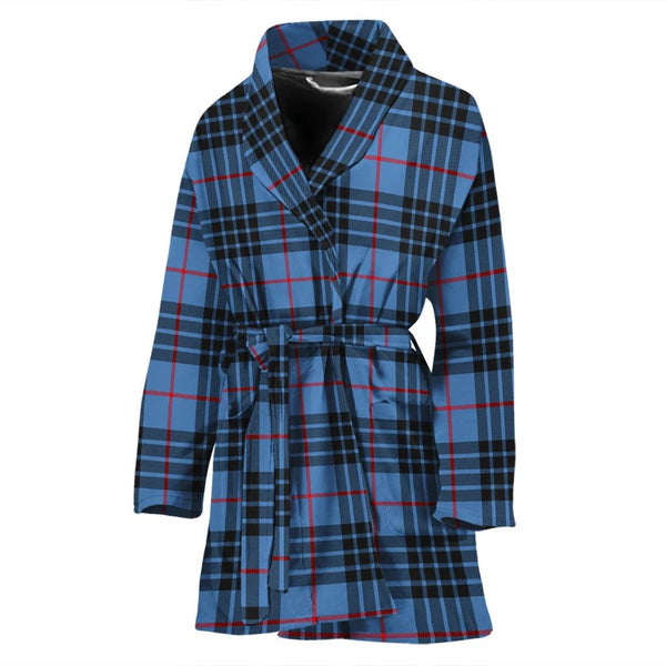 MacKay Blue Tartan Classic Bath Robe