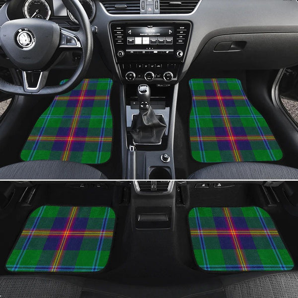 Young Modern Tartan Classic Car Floor Mats