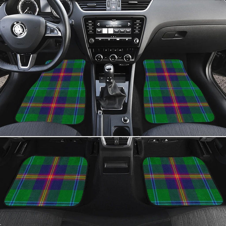 Young Modern Tartan Classic Car Floor Mats