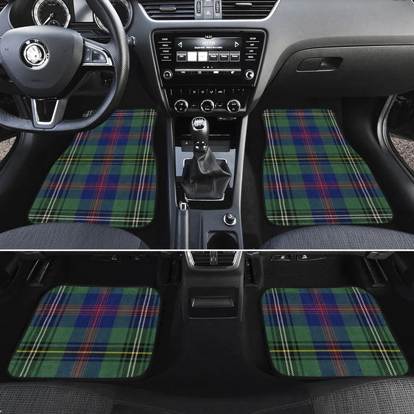 Wood Modern Tartan Classic Car Floor Mats
