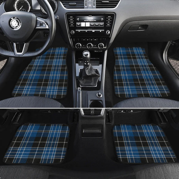 Clergy Blue Tartan Classic Car Floor Mats