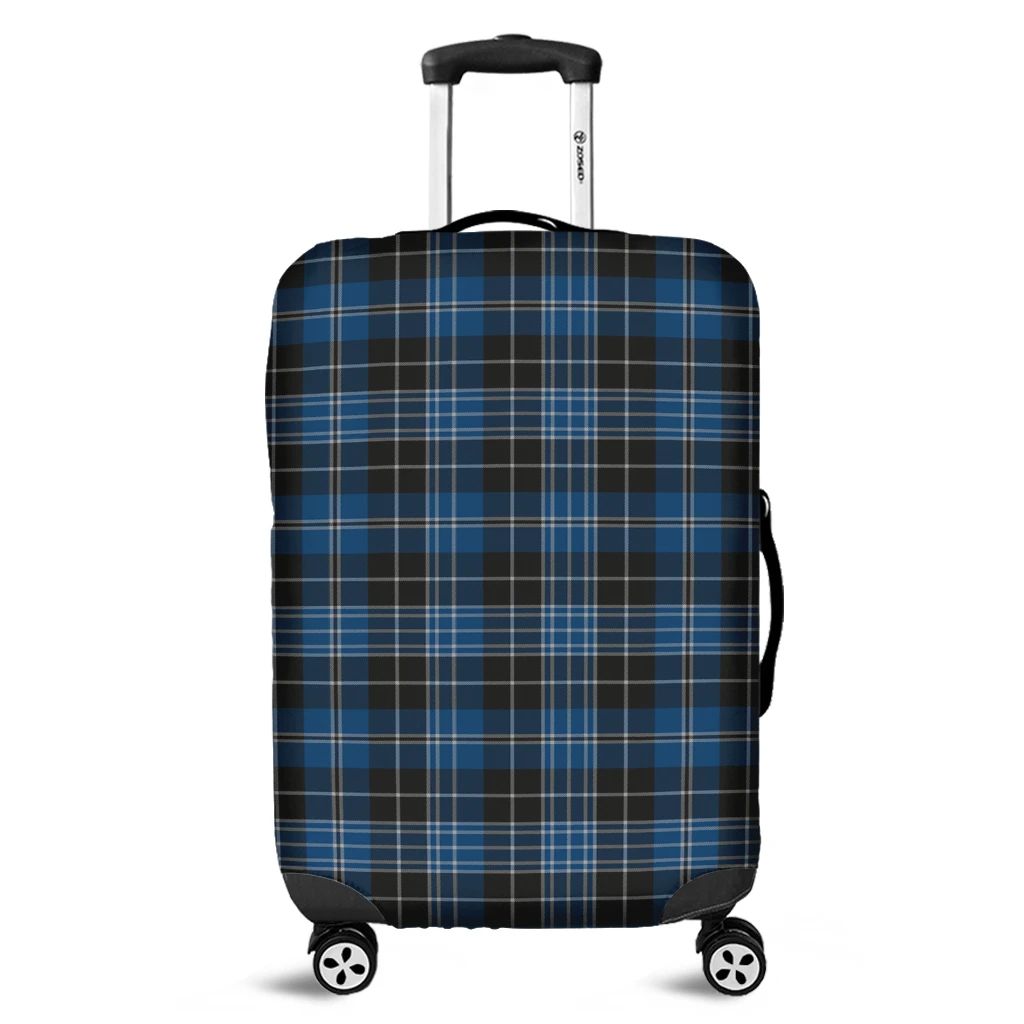 Tartan Scottish Orange Plaid Luggage Cover Protector