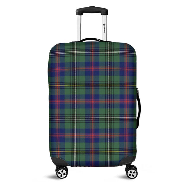 Wood Modern Tartan Classic Luggage Cover