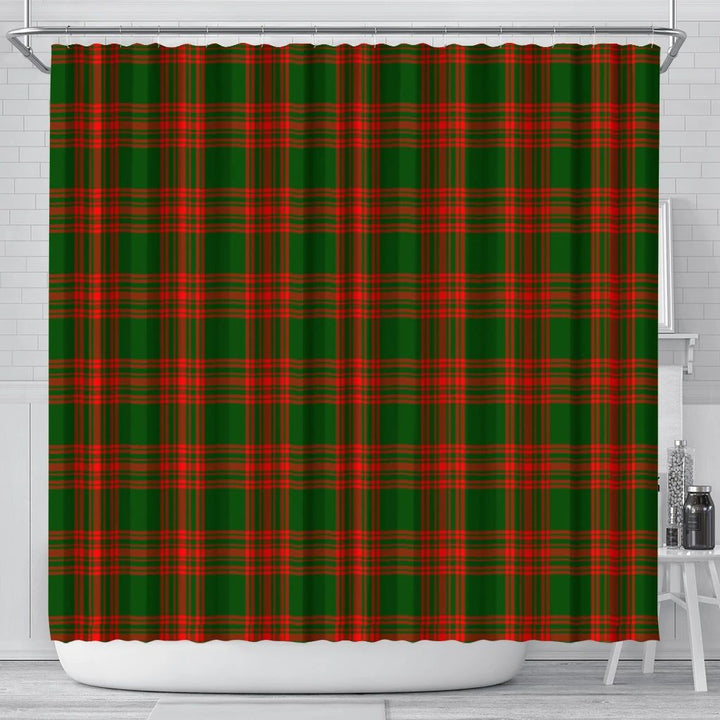 Menzies Green Modern Tartan Classic Shower Curtain