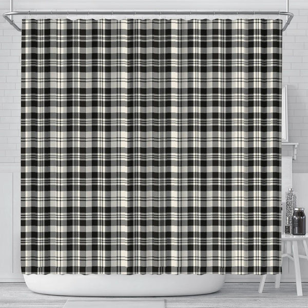 Scott Black & White Ancient Tartan Classic Shower Curtain