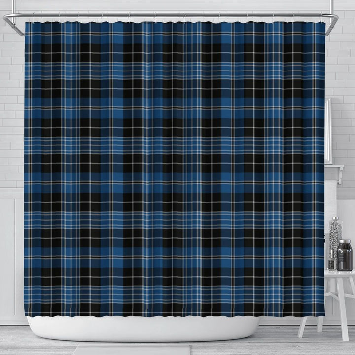 Clergy Blue Tartan Classic Shower Curtain