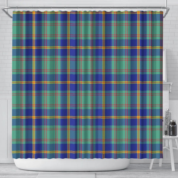 US Marine Tartan Classic Shower Curtain