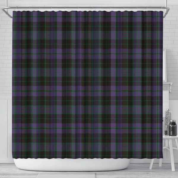 Clergy Green Tartan Classic Shower Curtain