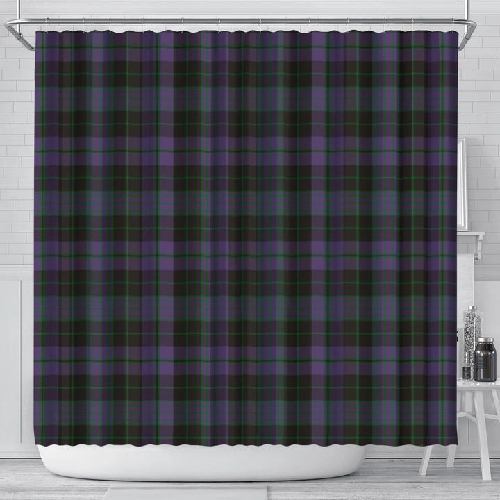 Clergy Green Tartan Classic Shower Curtain