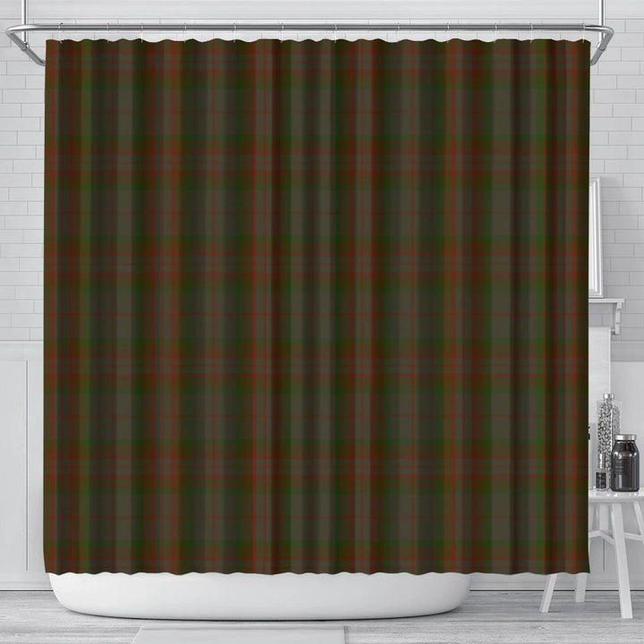 Gray Tartan Classic Shower Curtain