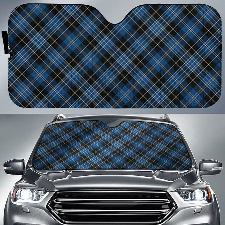 Clergy Blue Tartan Classic Auto Sun Shade