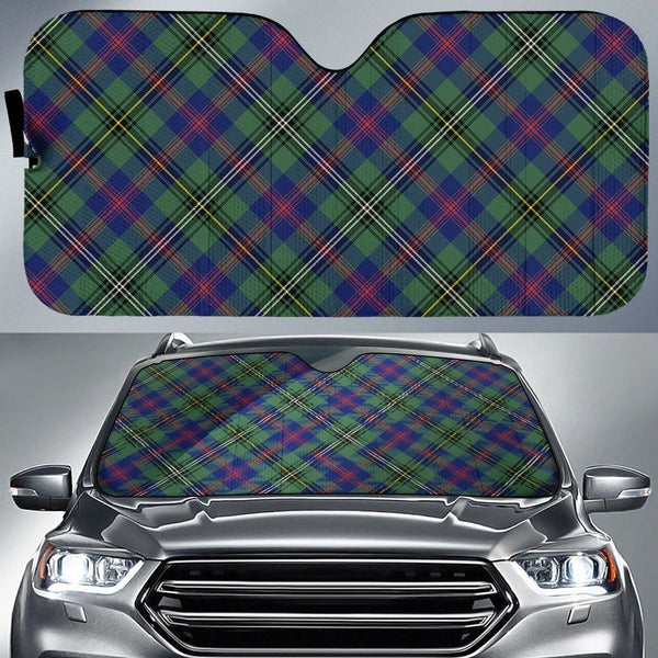 Wood Modern Tartan Classic Auto Sun Shade