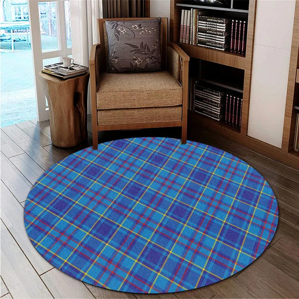 Mercer Modern Tartan Classic Round Carpet